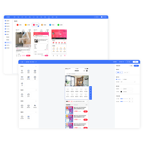 可視化DIY界面，多模板風格