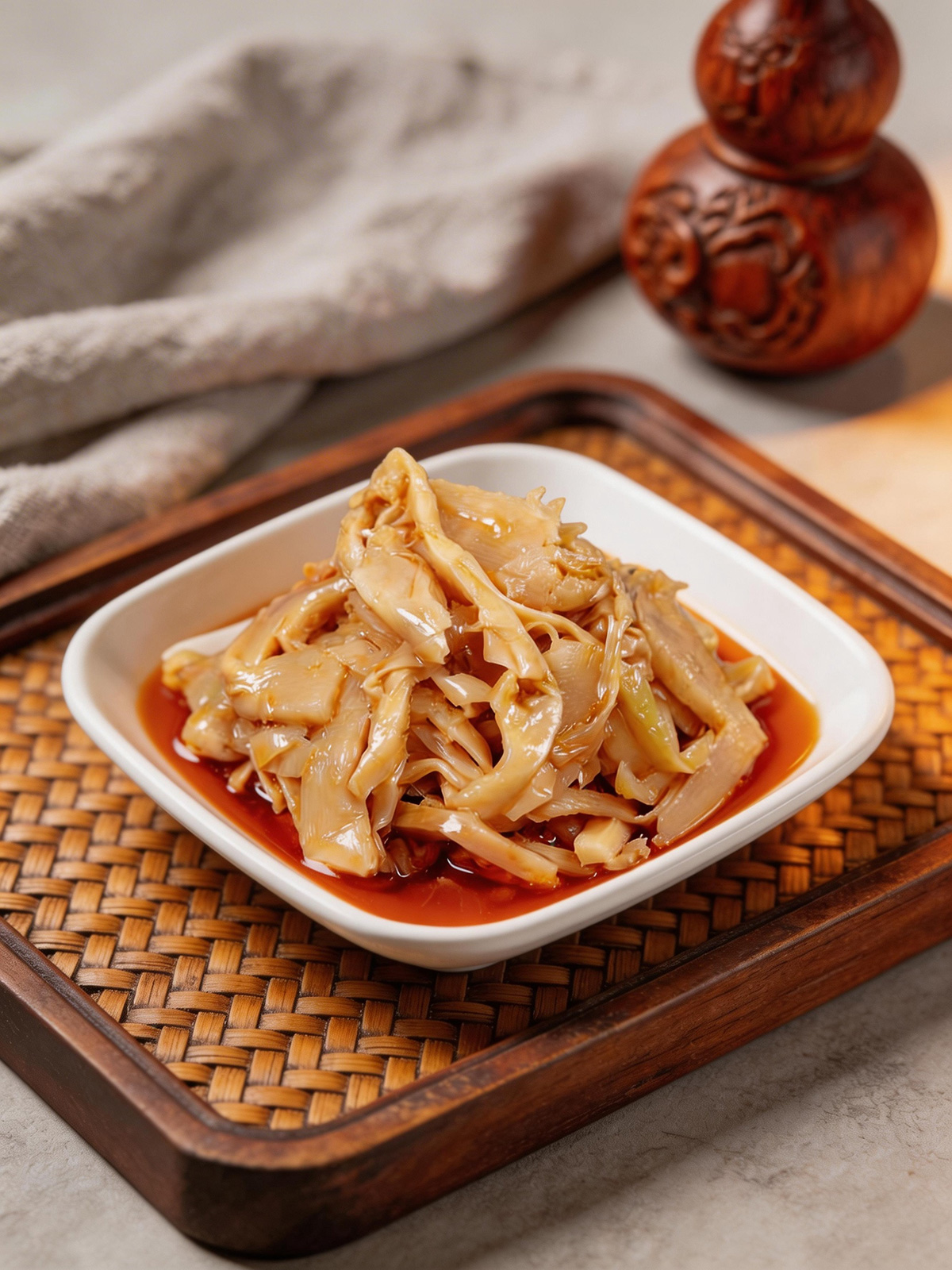 專業(yè)美食涼拌筍絲攝影